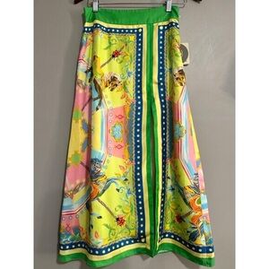 La Fuori new colorful carousel Skirt NWT S
